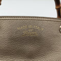 Bamboo Shopper Golden Leather 323660 A015693857バンブーショッパー ゴールド レザー 323660 A015693857