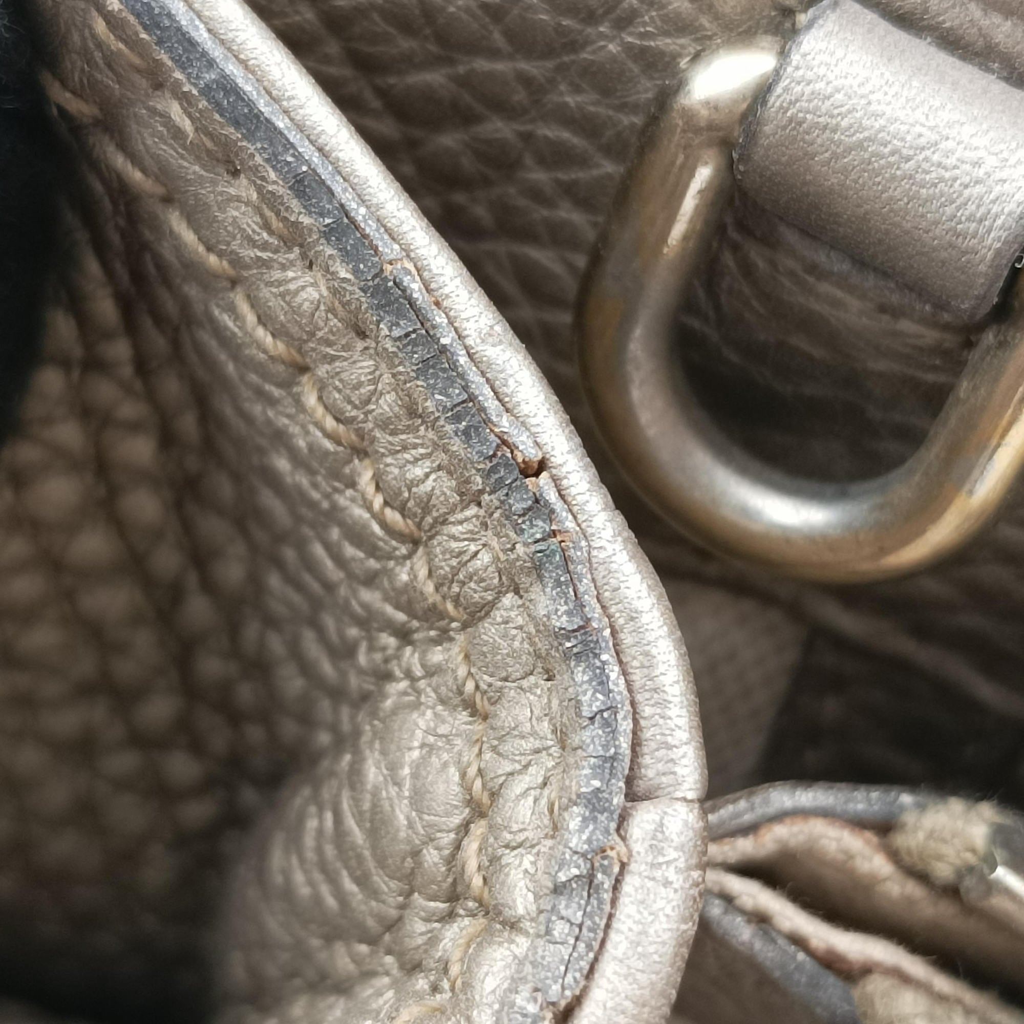 Bamboo Shopper Golden Leather 323660 A015693857バンブーショッパー ゴールド レザー 323660 A015693857