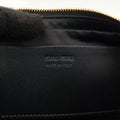Logo belt Black leather DNP104ロゴベルト ブラック レザー DNP104
