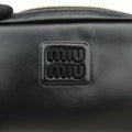 Logo belt Black leather DNP104ロゴベルト ブラック レザー DNP104