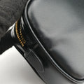 Logo belt Black leather DNP104ロゴベルト ブラック レザー DNP104