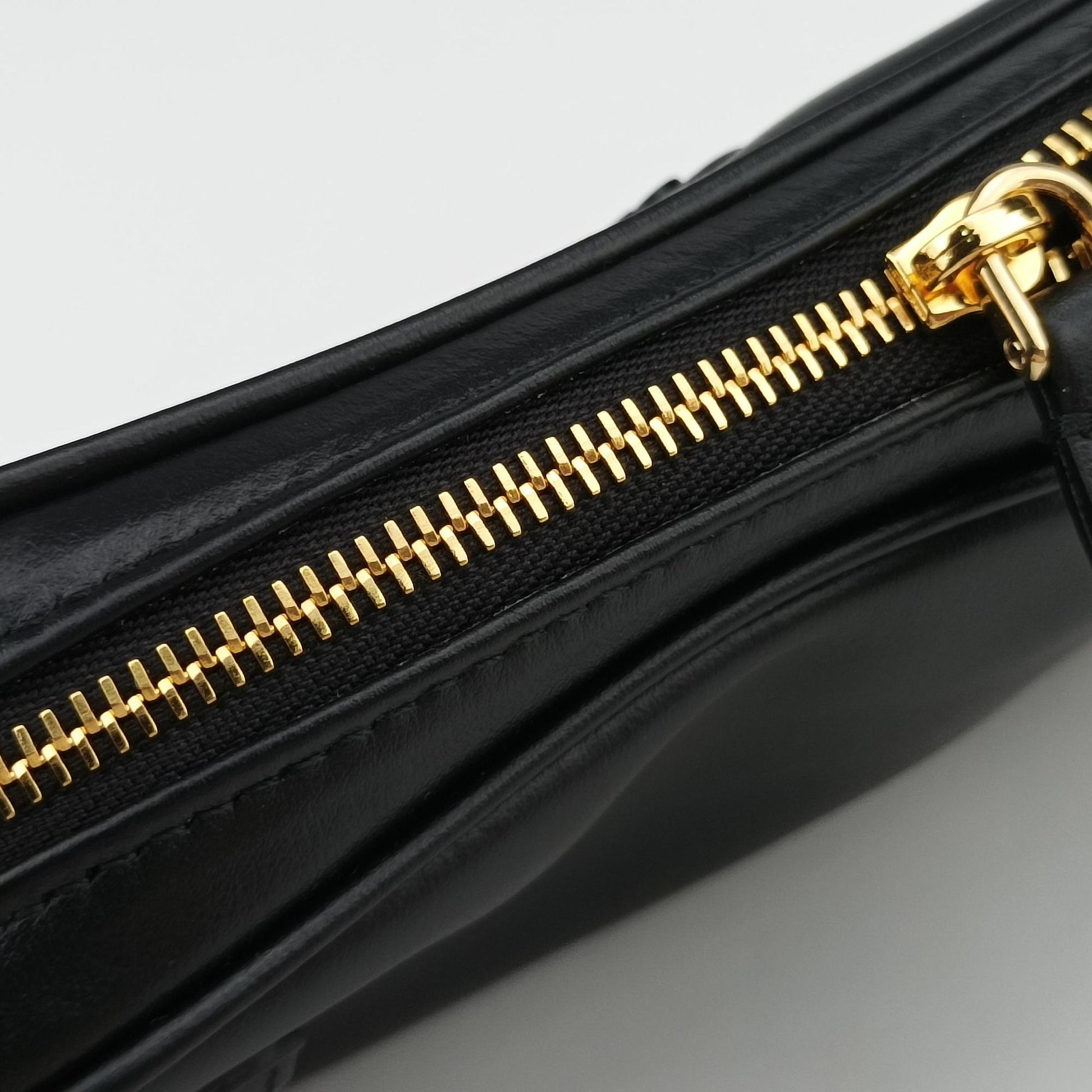 Logo belt Black leather DNP104ロゴベルト ブラック レザー DNP104