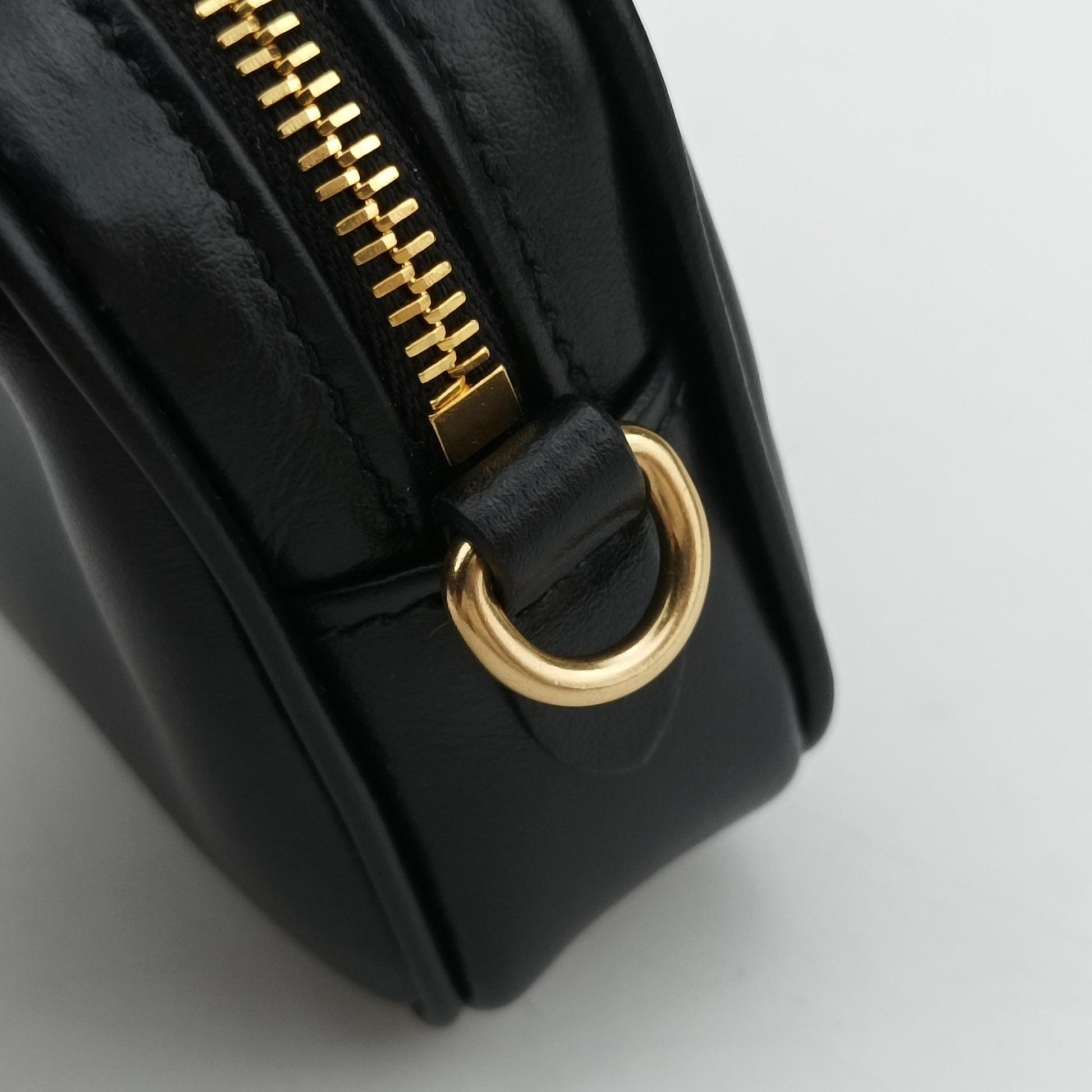 Logo belt Black leather DNP104ロゴベルト ブラック レザー DNP104