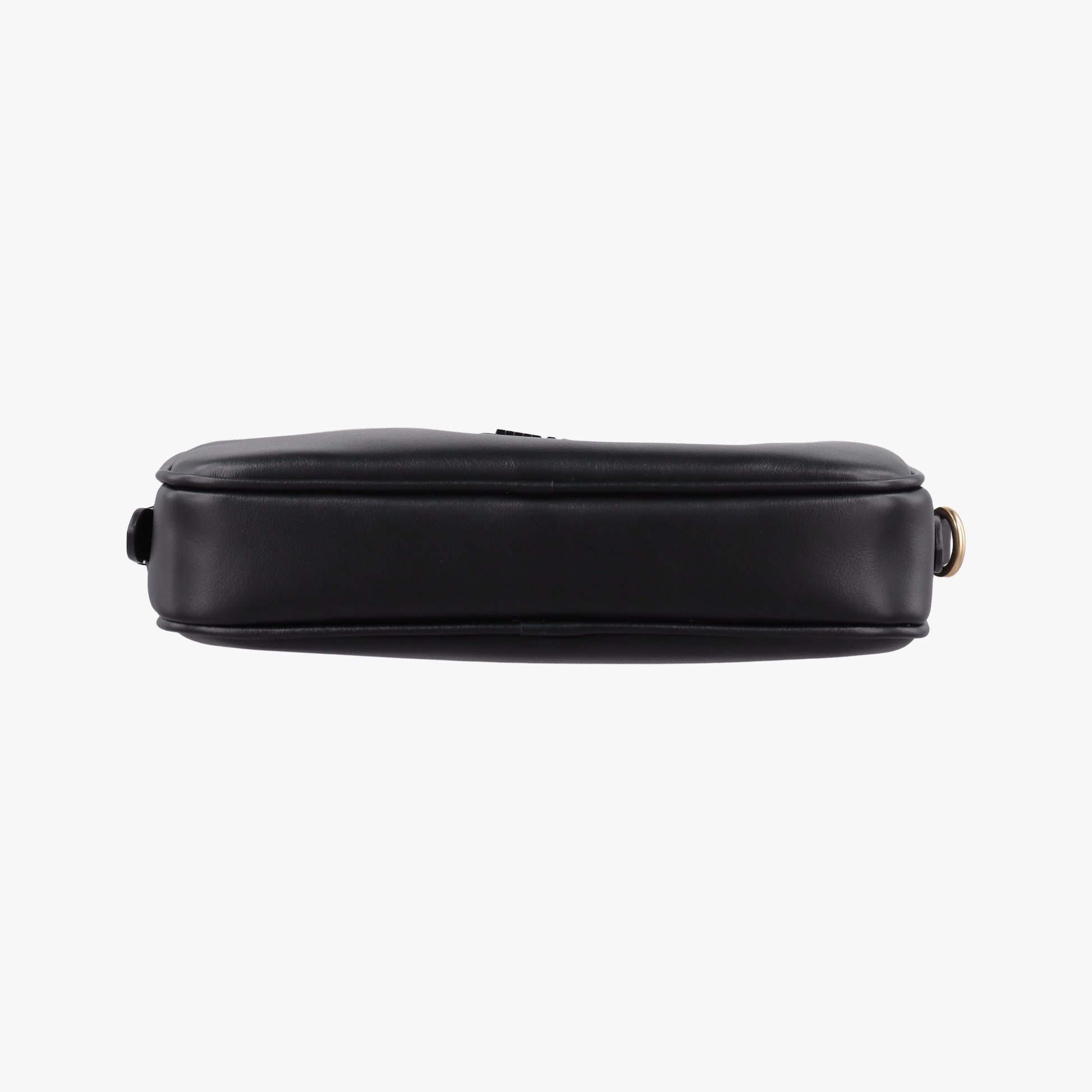 Logo belt Black leather DNP104ロゴベルト ブラック レザー DNP104