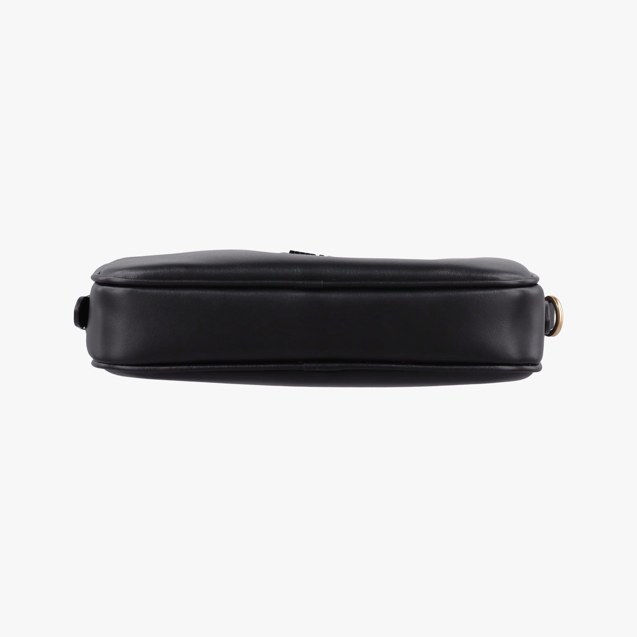 Logo belt Black leather DNP104ロゴベルト ブラック レザー DNP104