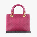 Lady Dior Rose leather 05-MA-1027レディディオール ローズ レッド レザー 05-MA-1027