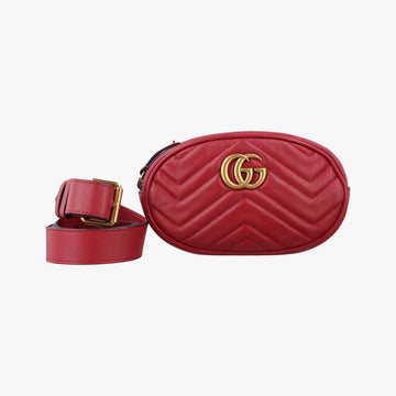 GG Marmont Red Leather 476434 E024676158GGマーモント レッド レザー 476434 E024676158