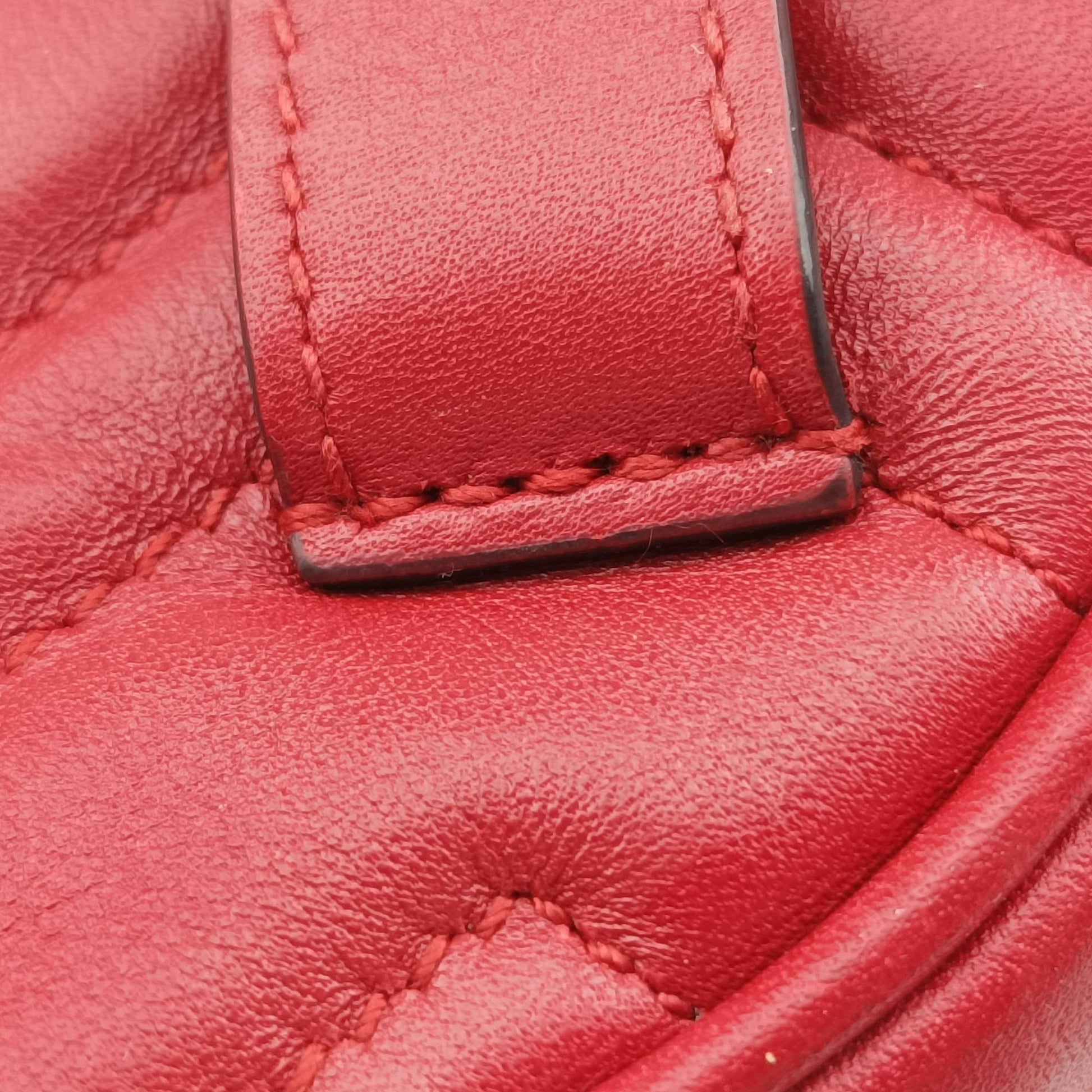 GG Marmont Red Leather 476434 E024676158GGマーモント レッド レザー 476434 E024676158