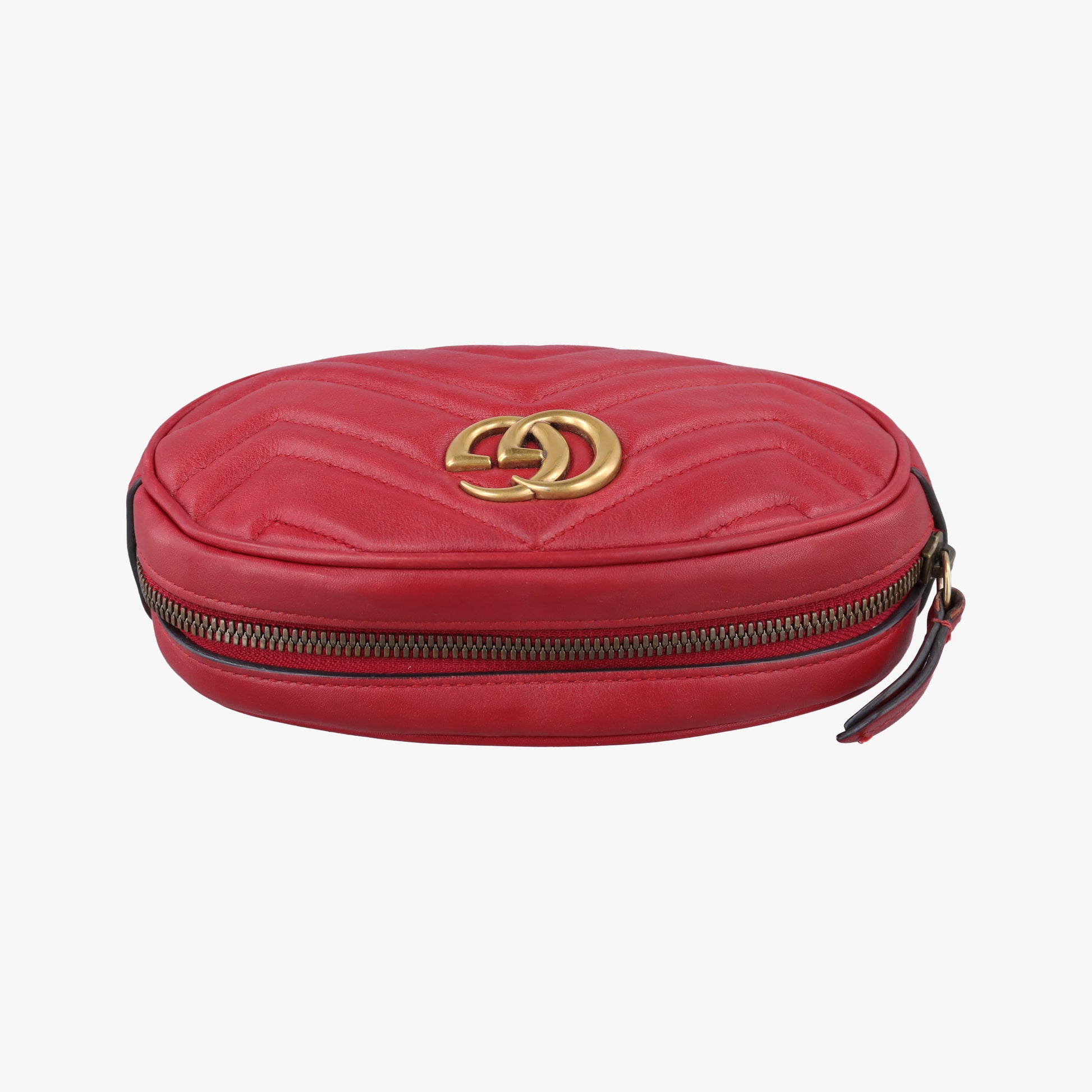 GG Marmont Red Leather 476434 E024676158GGマーモント レッド レザー 476434 E024676158