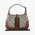Jackie 1961 GG Supreme brown x beige x multicolor PVC coated canvas×Leather 637092 I033376290ジャッキー 1961 GGスプリーム ブラウン×ベージュ×マルチ PVCコーティングキャンバス×レザー 637092 I033376290