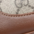 Jackie 1961 GG Supreme brown x beige x multicolor PVC coated canvas×Leather 637092 I033376290ジャッキー 1961 GGスプリーム ブラウン×ベージュ×マルチ PVCコーティングキャンバス×レザー 637092 I033376290