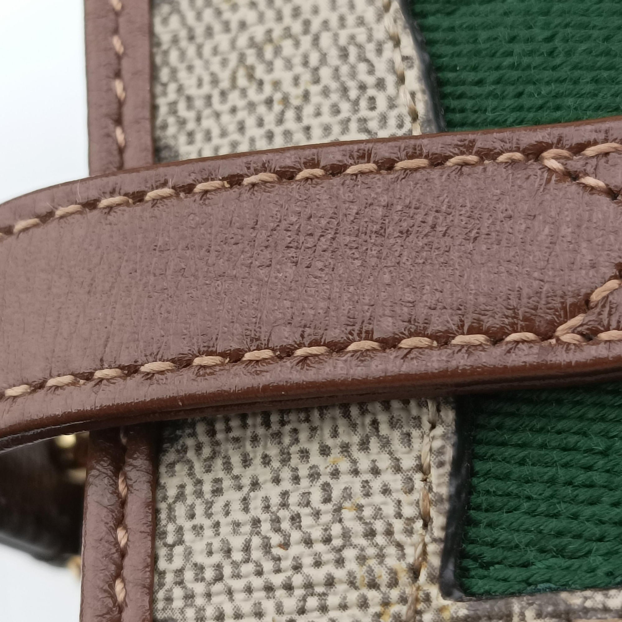 Jackie 1961 GG Supreme brown x beige x multicolor PVC coated canvas×Leather 637092 I033376290ジャッキー 1961 GGスプリーム ブラウン×ベージュ×マルチ PVCコーティングキャンバス×レザー 637092 I033376290
