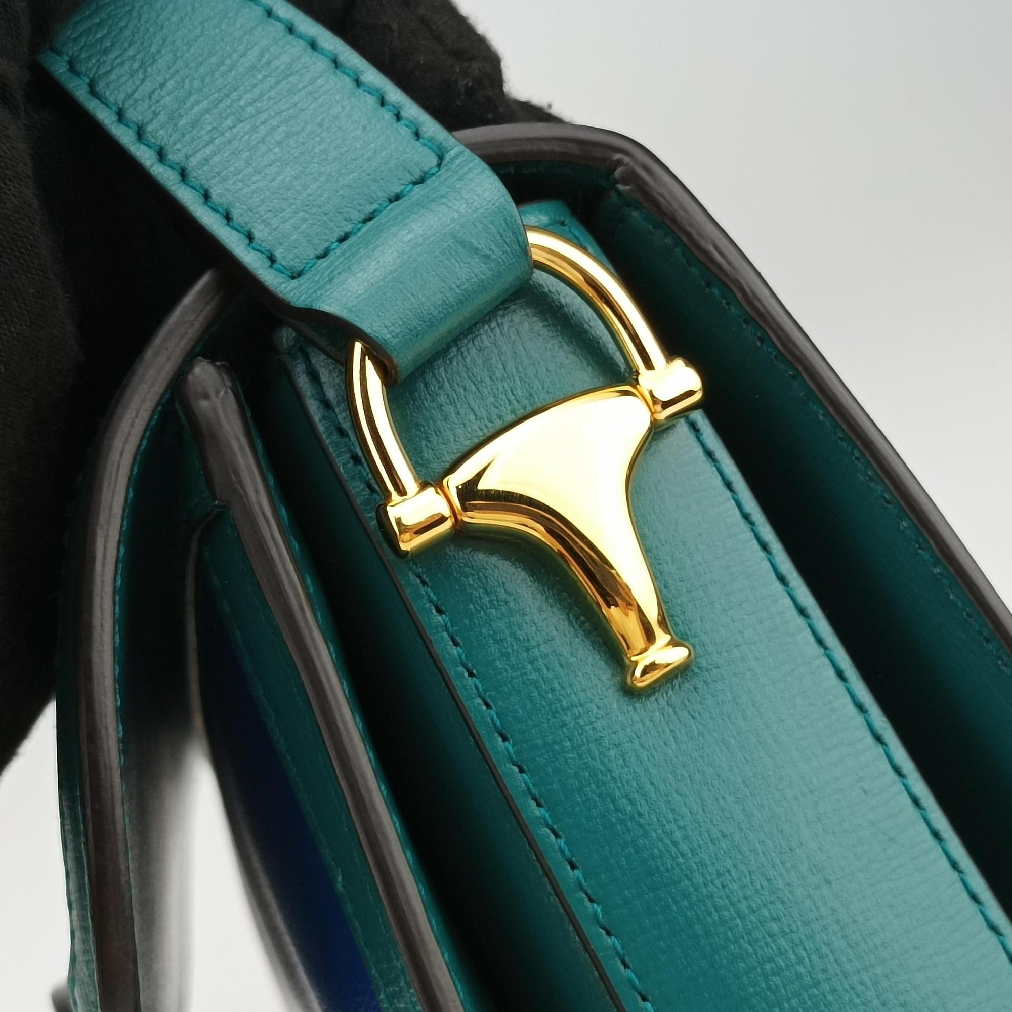 The Hacker Project Horsebit 1955 Green × Blue Leather 602204 B034939110ホースビット 1955 グリーン×ブルー レザー 602204 B034939110