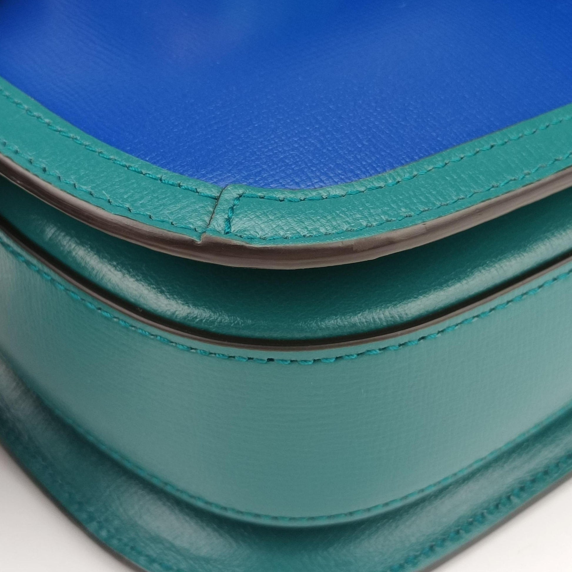 The Hacker Project Horsebit 1955 Green × Blue Leather 602204 B034939110ホースビット 1955 グリーン×ブルー レザー 602204 B034939110