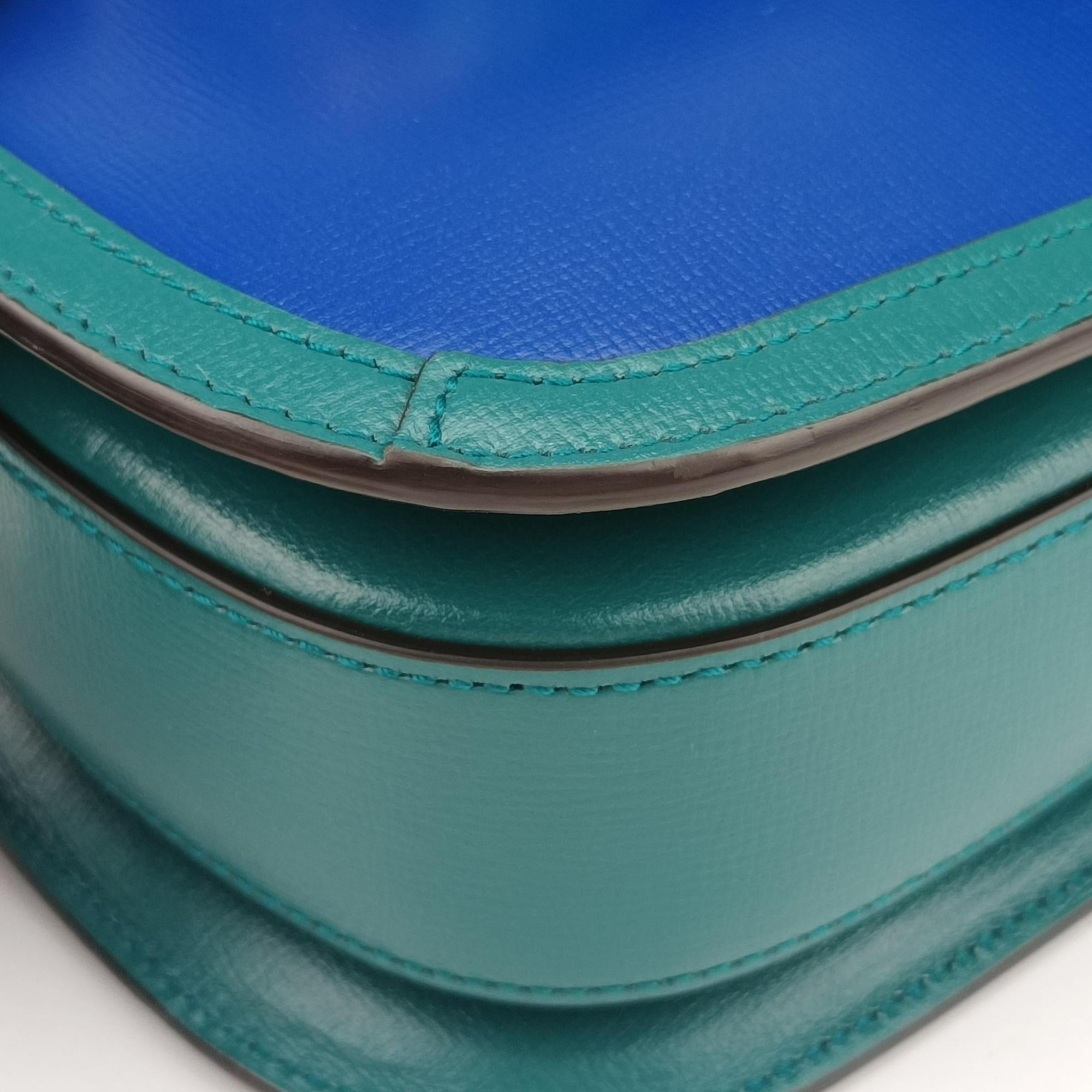 The Hacker Project Horsebit 1955 Green × Blue Leather 602204 B034939110ホースビット 1955 グリーン×ブルー レザー 602204 B034939110