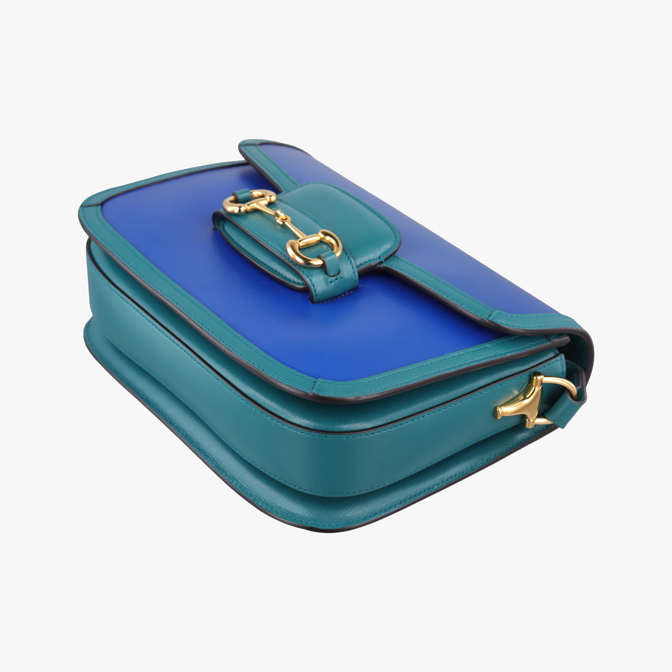 The Hacker Project Horsebit 1955 Green × Blue Leather 602204 B034939110ホースビット 1955 グリーン×ブルー レザー 602204 B034939110
