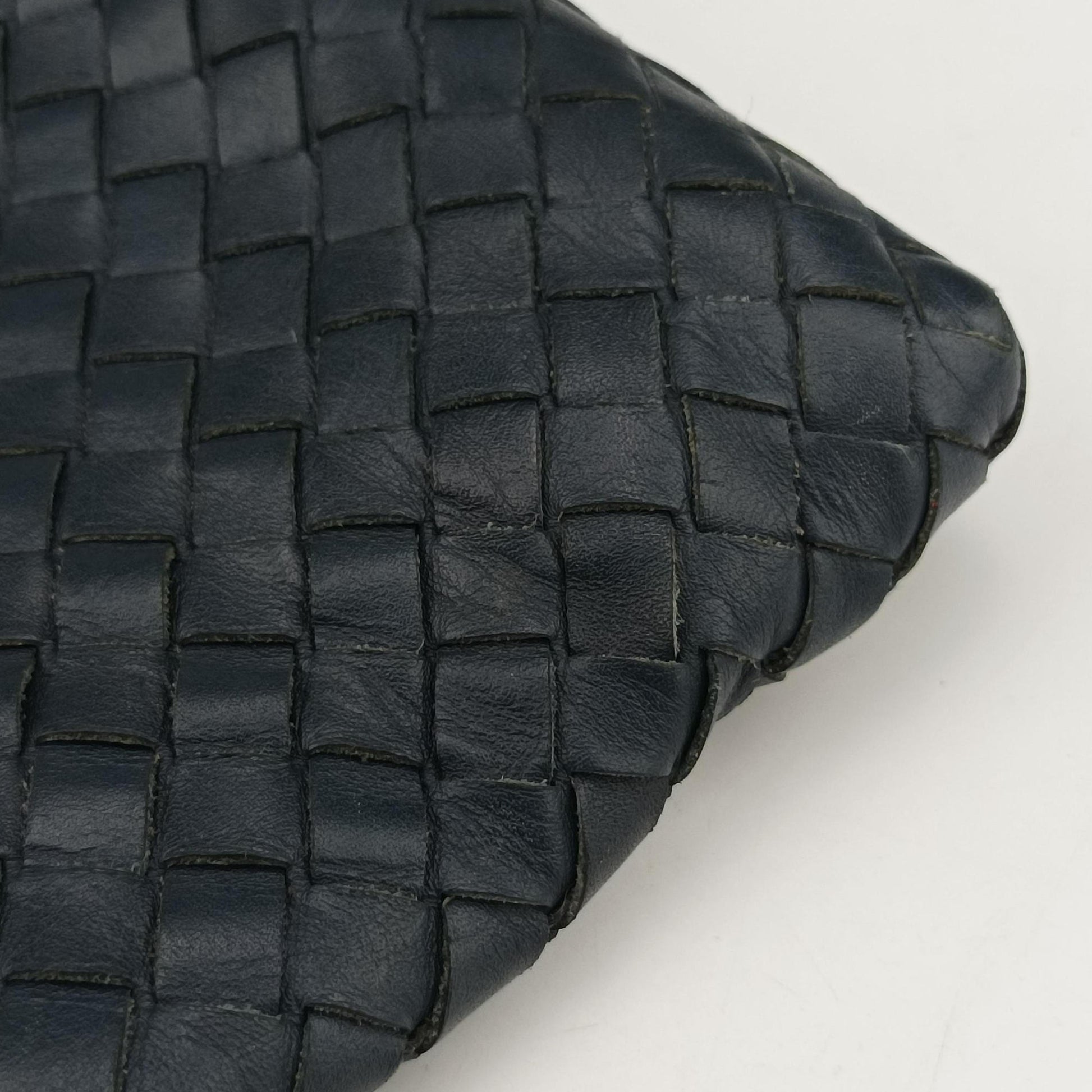 Intrecciato Navy lambskin B05848544Mイントレチャート ネイビー ラムスキン B05848544M