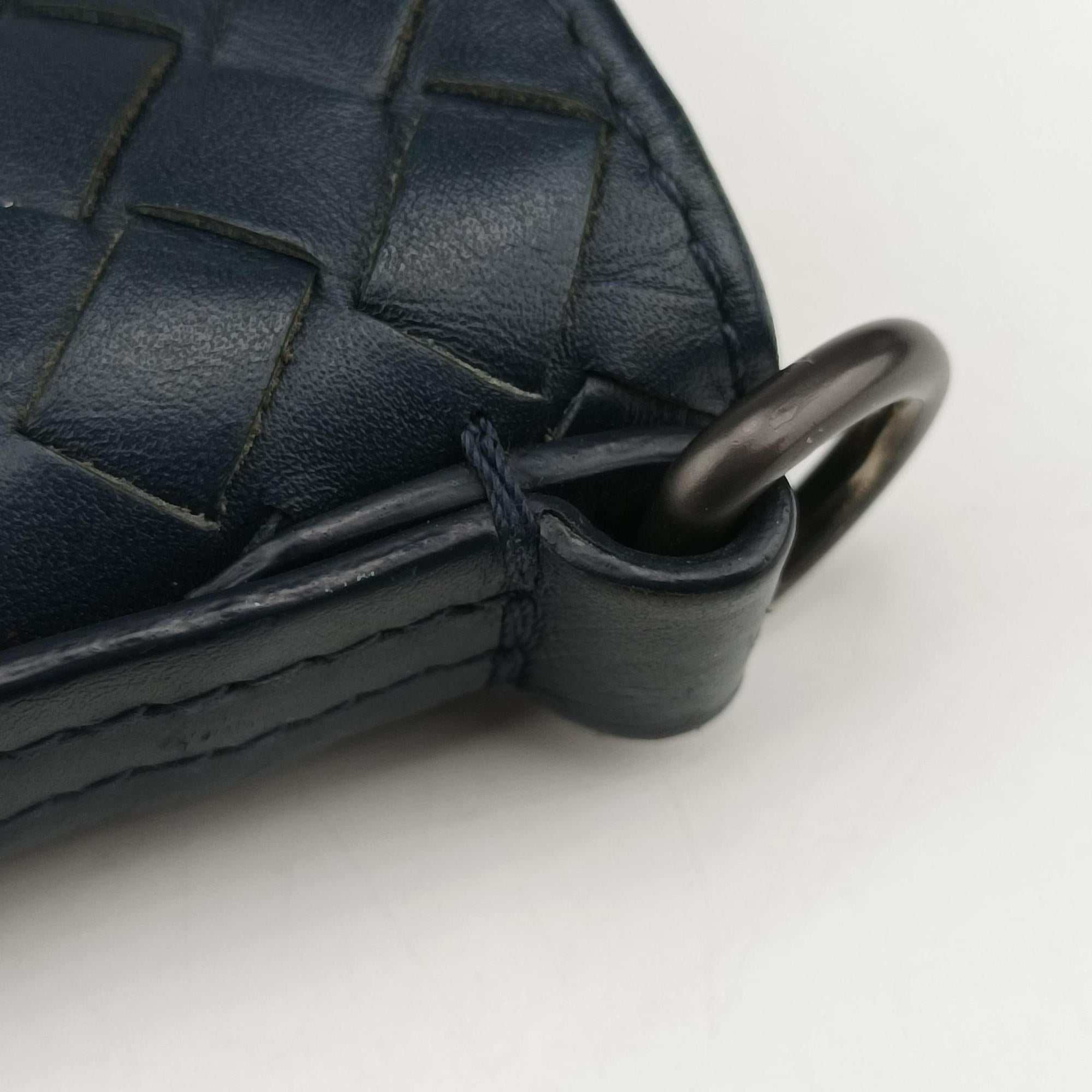 Intrecciato Navy lambskin B05848544Mイントレチャート ネイビー ラムスキン B05848544M