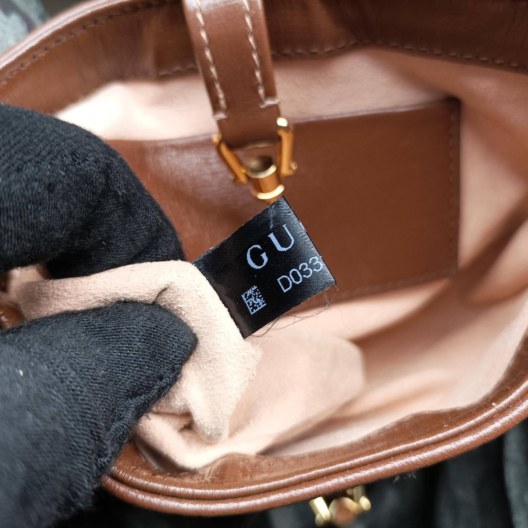Jackie 1961 GG Supreme Brown PVC coated canvas 637092 D033156629ジャッキー 1961 GGスプリーム ブラウン PVCコーティングキャンバス 637092 D033156629