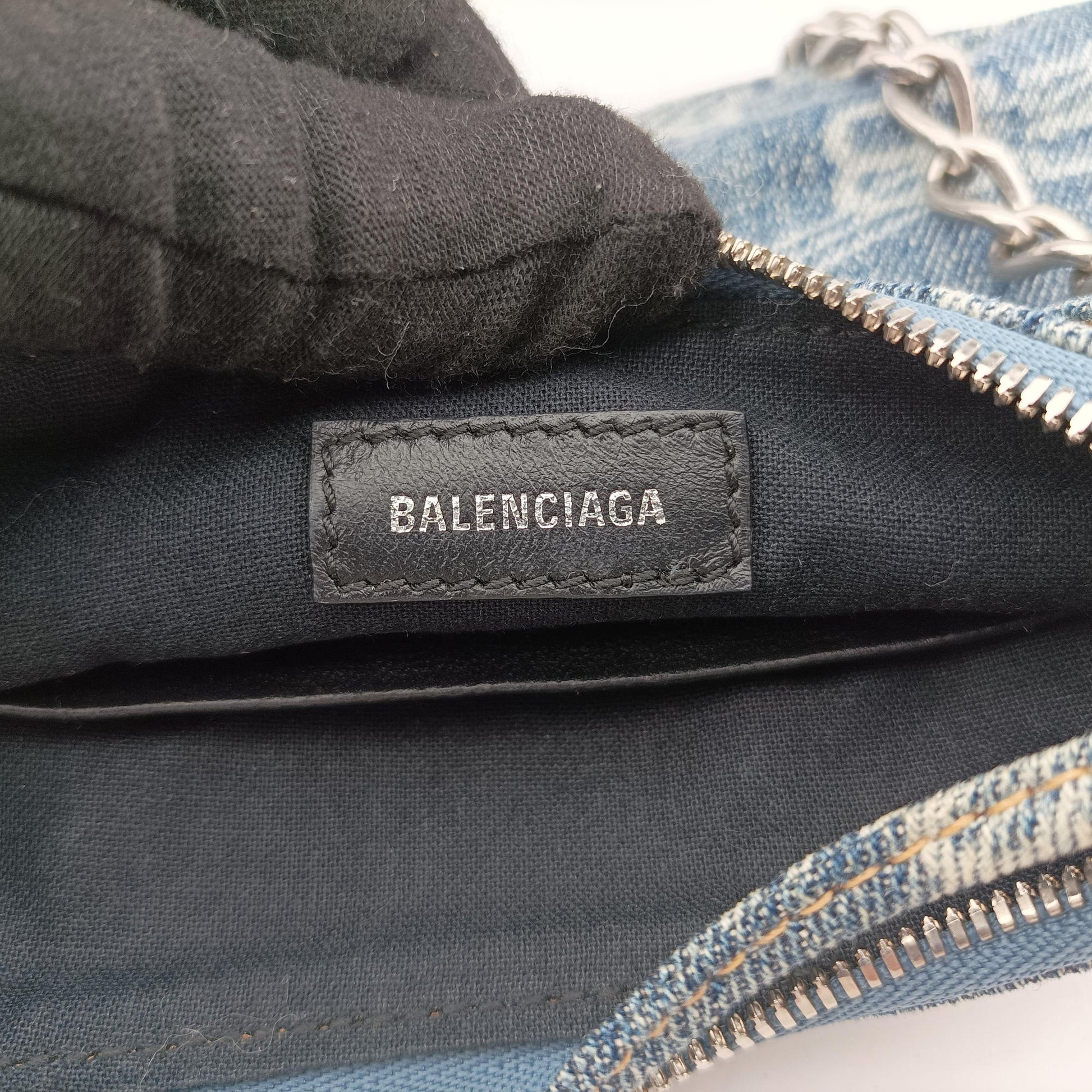 Le Cagole mini Blue denim 695814.4716.P.000959ル カゴール ミニ ブルー デニム 695814.4716.P.000959