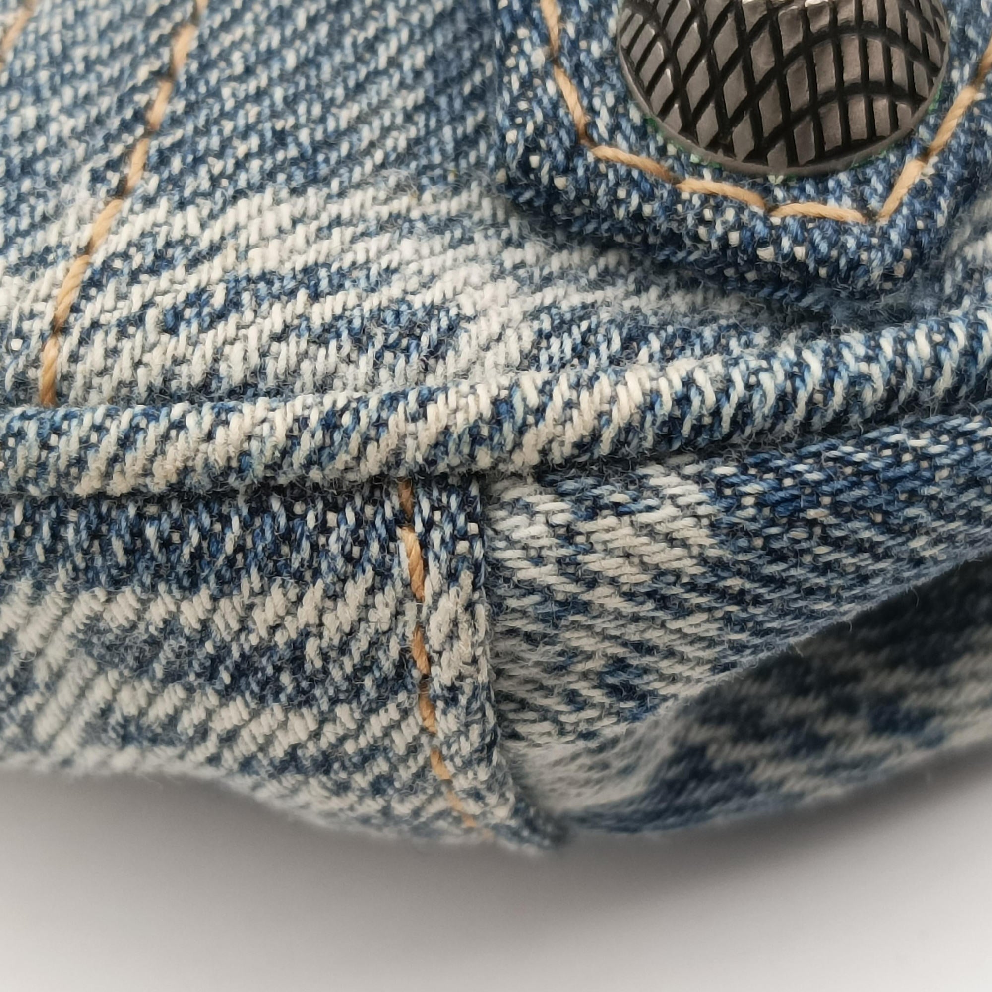 Le Cagole mini Blue denim 695814.4716.P.000959ル カゴール ミニ ブルー デニム 695814.4716.P.000959