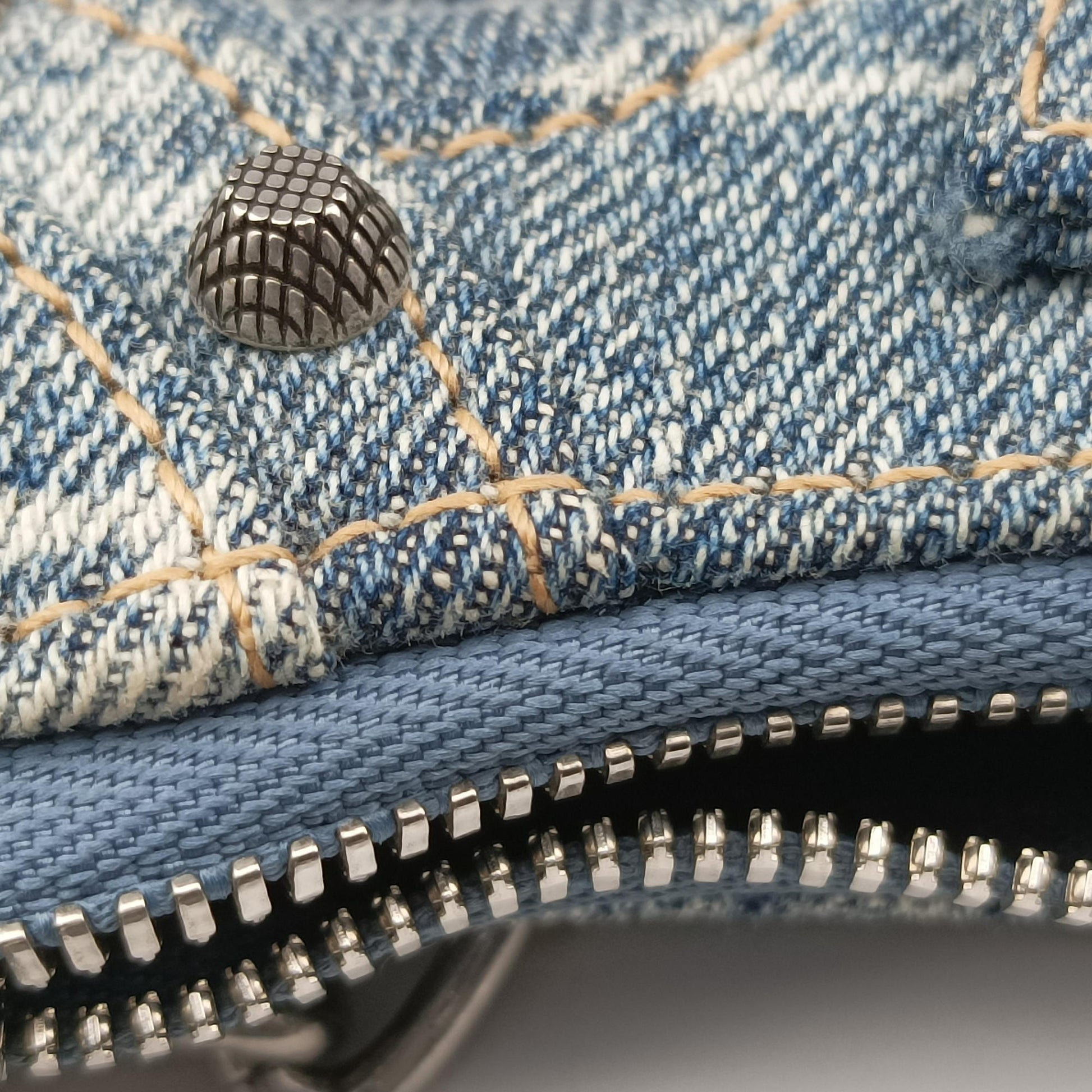 Le Cagole mini Blue denim 695814.4716.P.000959ル カゴール ミニ ブルー デニム 695814.4716.P.000959