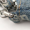 Le Cagole mini Blue denim 695814.4716.P.000959ル カゴール ミニ ブルー デニム 695814.4716.P.000959