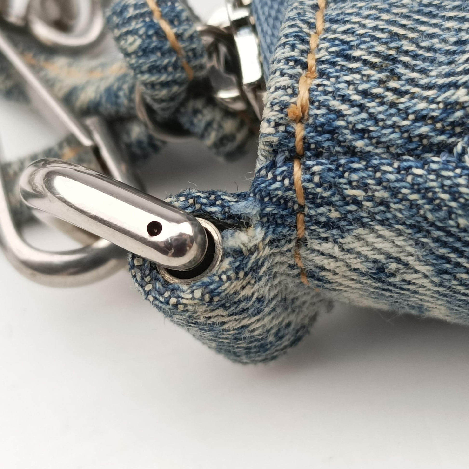 Le Cagole mini Blue denim 695814.4716.P.000959ル カゴール ミニ ブルー デニム 695814.4716.P.000959