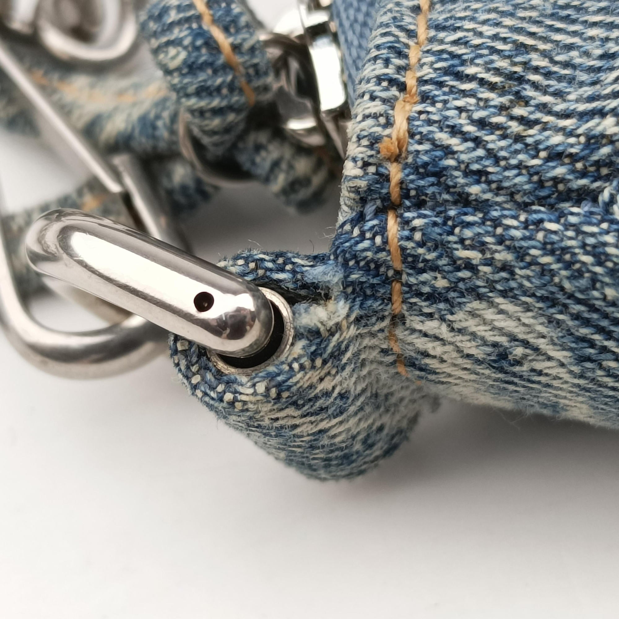 Le Cagole mini Blue denim 695814.4716.P.000959ル カゴール ミニ ブルー デニム 695814.4716.P.000959
