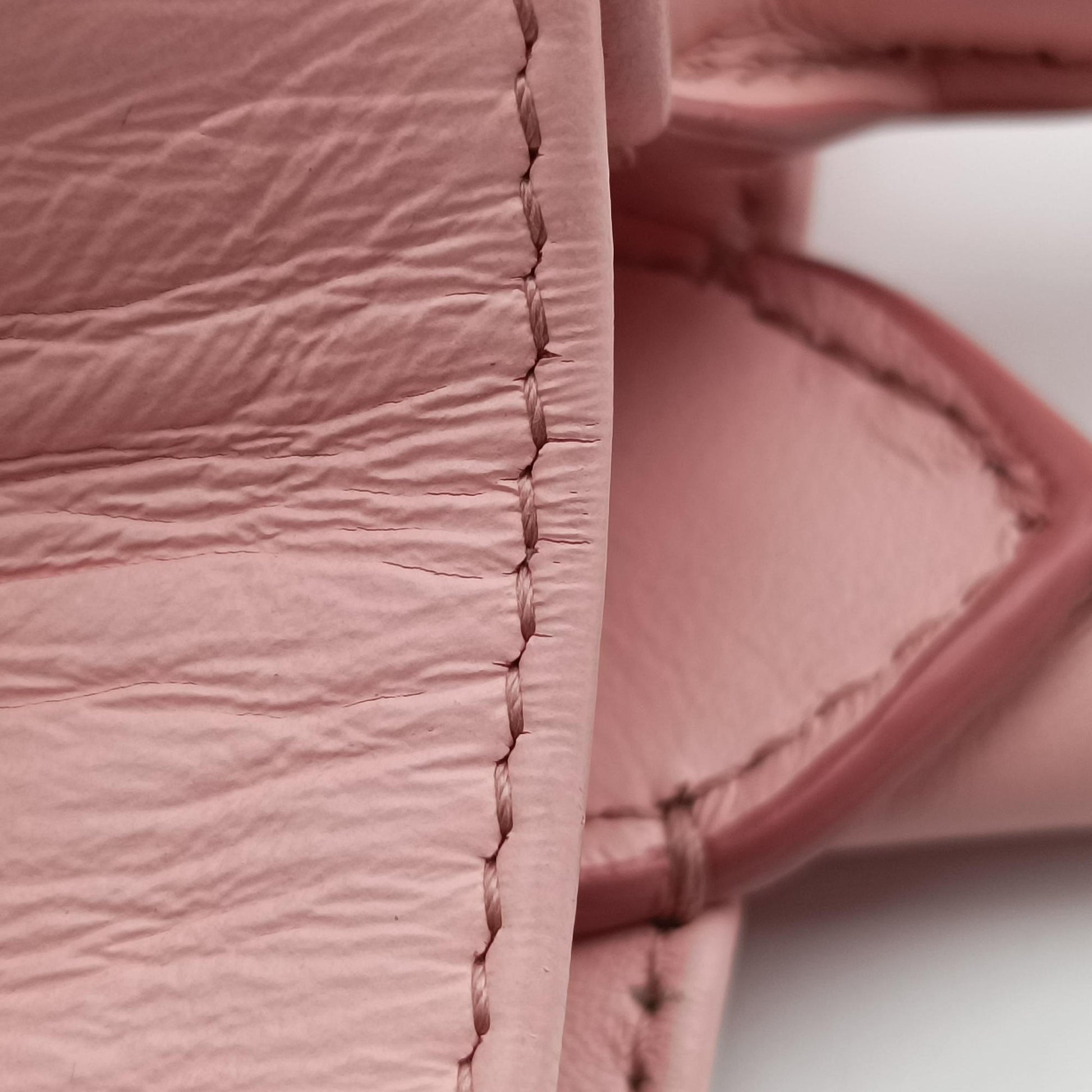 Book Tote Bag Pink leather 62-MA-0221ブックトート バッグ ピンク レザー 62-MA-0221