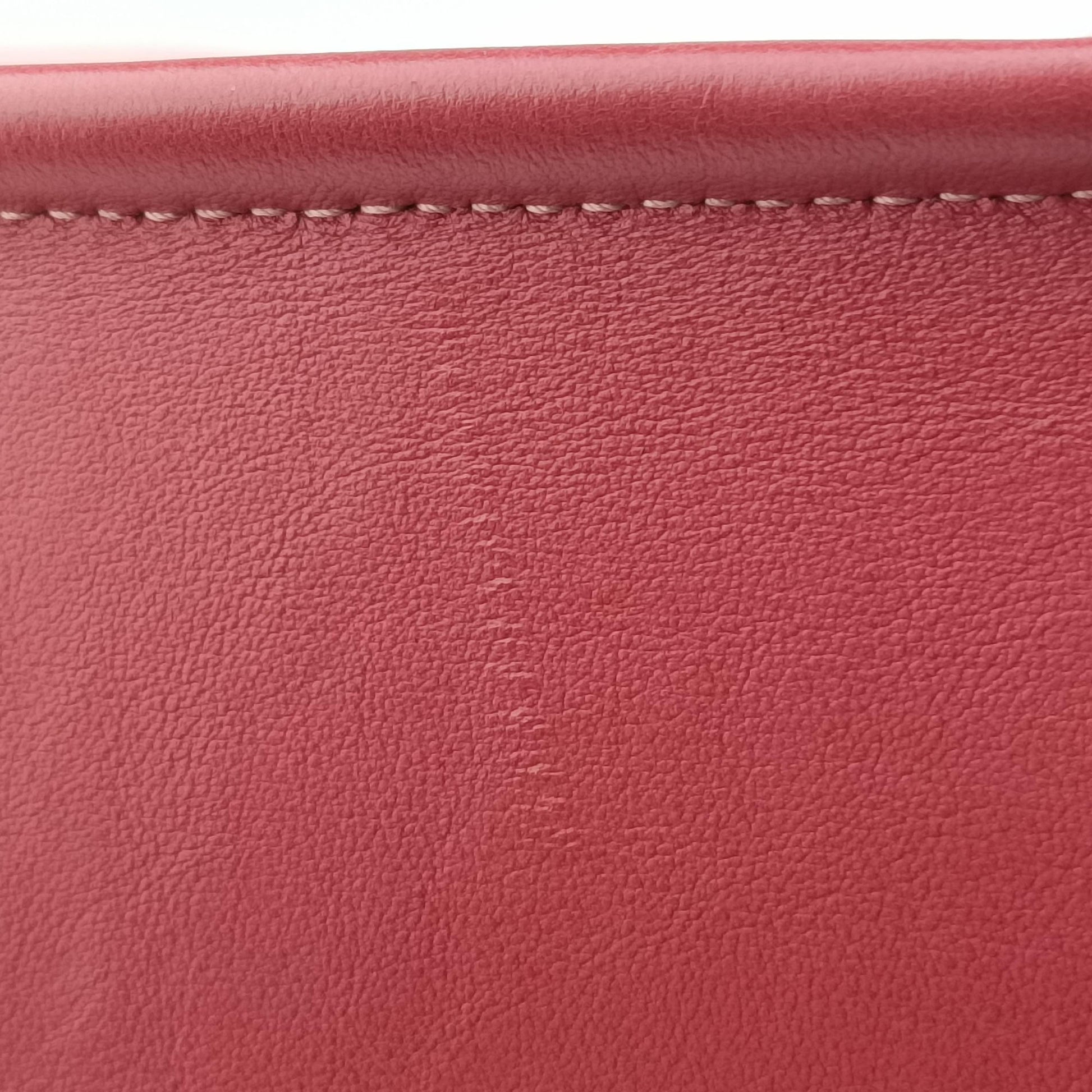Book Tote Bag Pink leather 62-MA-0221ブックトート バッグ ピンク レザー 62-MA-0221