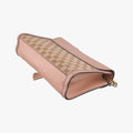 Emily Beige×pink canvas×leather 295402 D012529490エミリー ベージュ×ピンク キャンバス×レザー 295402 D012529490