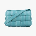 Padded Cassette Blue lambskin B09227447Nパデッド カセット ブルー ラムスキン B09227447N