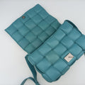 Padded Cassette Blue lambskin B09227447Nパデッド カセット ブルー ラムスキン B09227447N