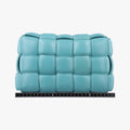 Padded Cassette Blue lambskin B09227447Nパデッド カセット ブルー ラムスキン B09227447N