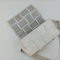 Padded CASSETTE White lambskin IC Chipパデッド カセット ホワイト ラムスキン ICチップ