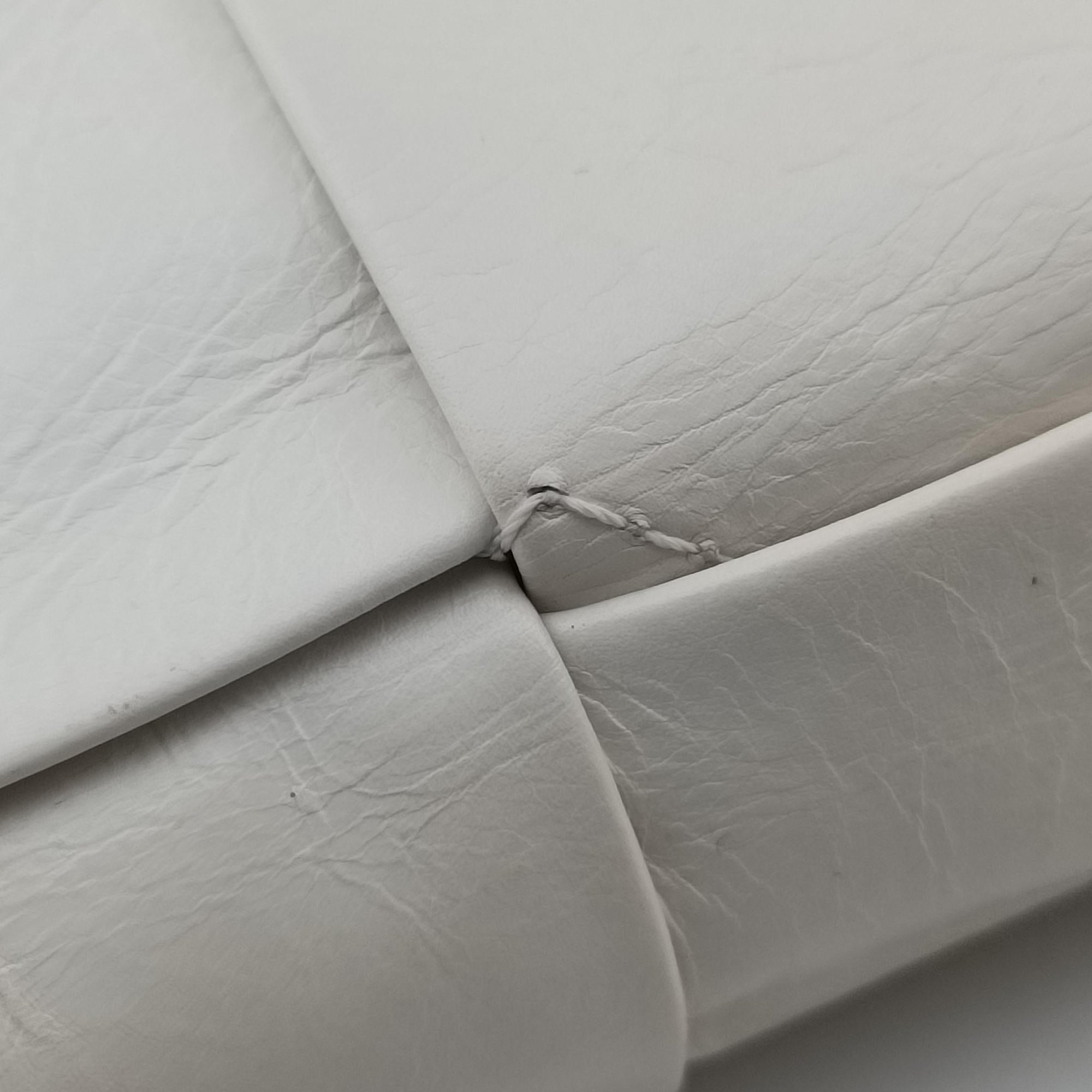 Padded CASSETTE White lambskin IC Chipパデッド カセット ホワイト ラムスキン ICチップ