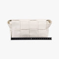 Padded CASSETTE White lambskin IC Chipパデッド カセット ホワイト ラムスキン ICチップ