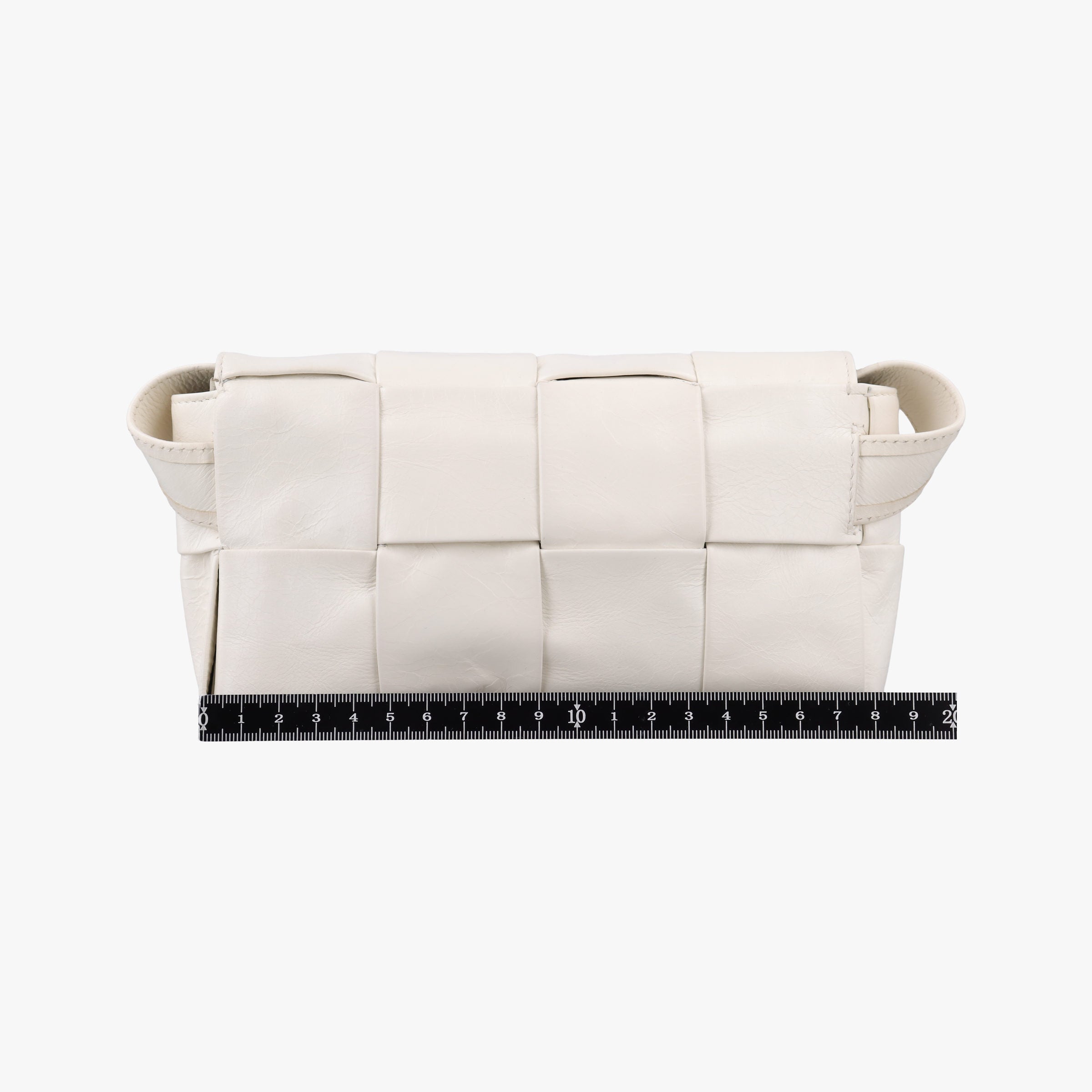 Padded CASSETTE White lambskin IC Chipパデッド カセット ホワイト ラムスキン ICチップ