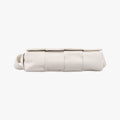 Padded CASSETTE White lambskin IC Chipパデッド カセット ホワイト ラムスキン ICチップ