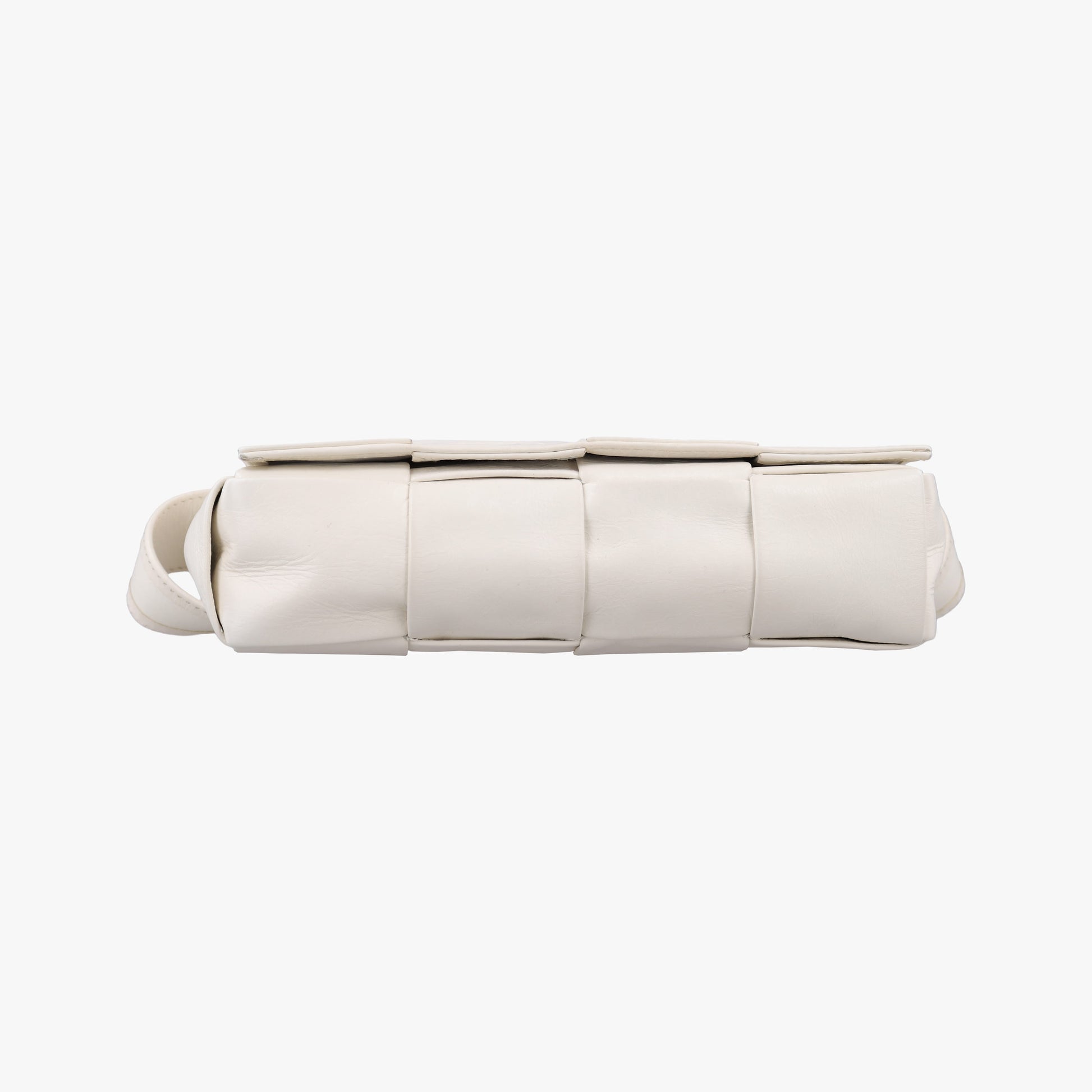 Padded CASSETTE White lambskin IC Chipパデッド カセット ホワイト ラムスキン ICチップ