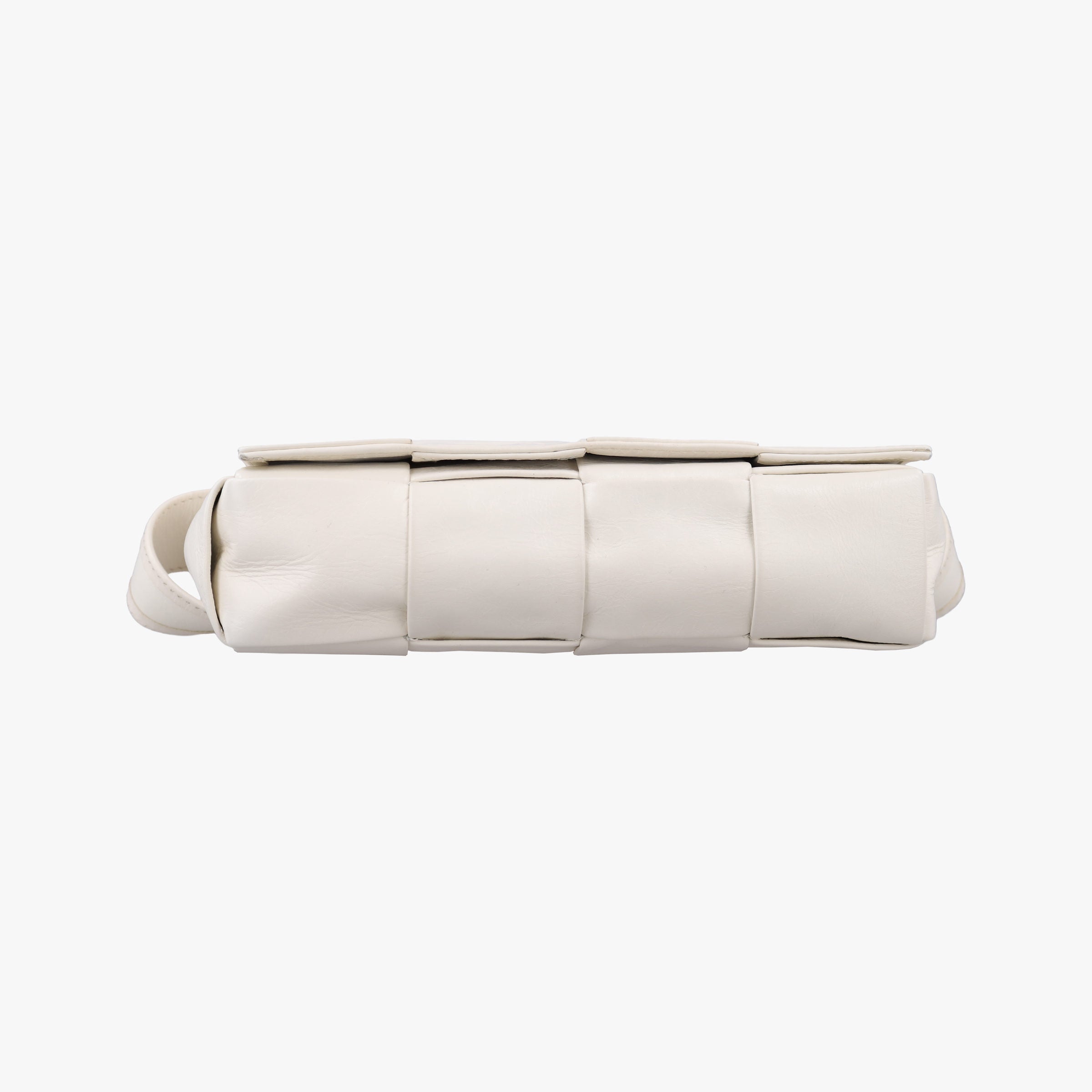 Padded CASSETTE White lambskin IC Chipパデッド カセット ホワイト ラムスキン ICチップ