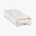 Padded CASSETTE White lambskin IC Chipパデッド カセット ホワイト ラムスキン ICチップ
