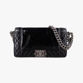 BOY CHANEL Black Patent leather A67946 18501152ボーイシャネル ブラック パテント A67946 18501152