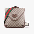 Neo Vintage GG Medium Messenger Beige×red×green PVC coated canvas×Leather 598604 B033618209ネオヴィンテージ GG ミディアム メッセンジャー ベージュ×レッド×グリーン PVCコーティングキャンバス×レザー 598604 B033618209