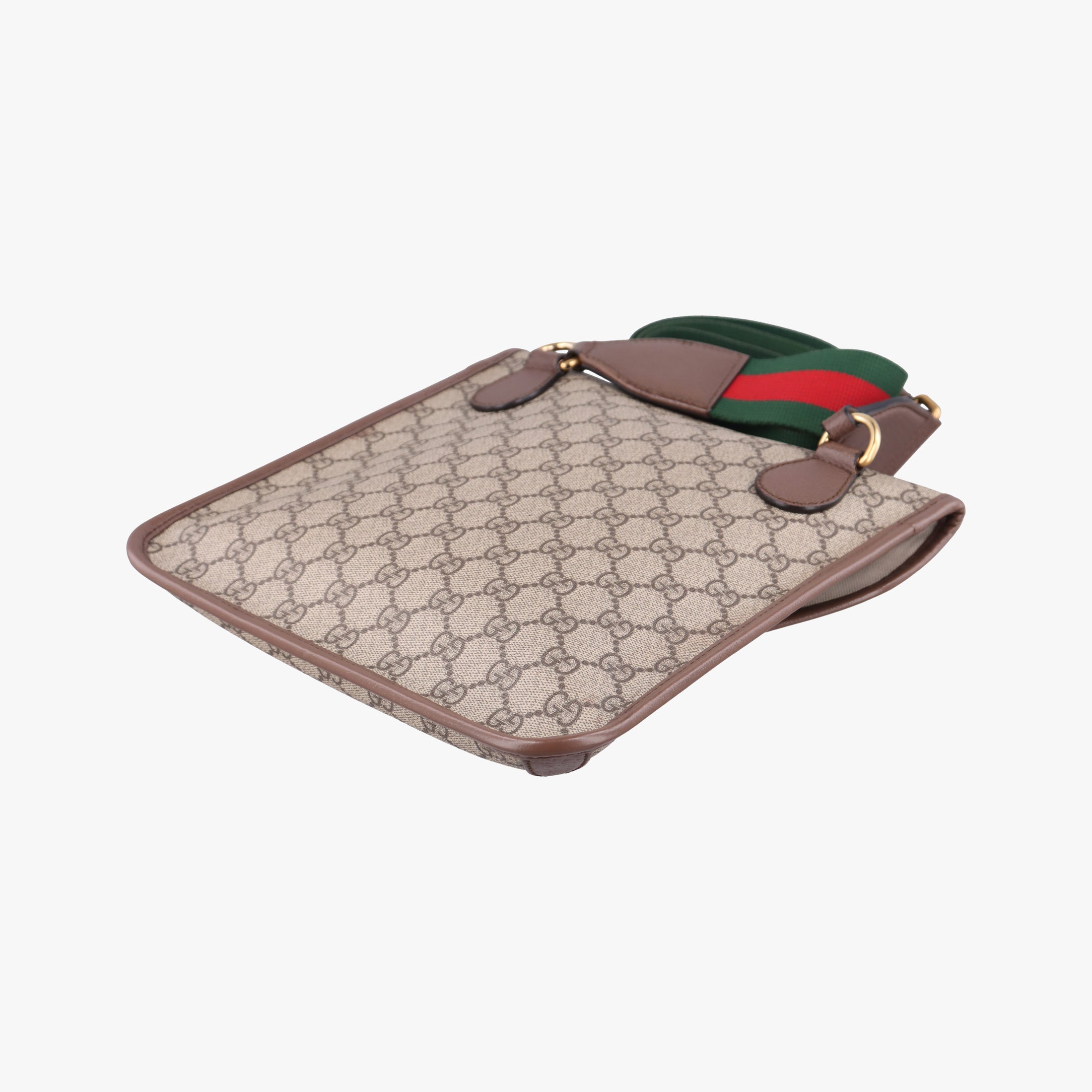 Neo Vintage GG Medium Messenger Beige×red×green PVC coated canvas×Leather 598604 B033618209ネオヴィンテージ GG ミディアム メッセンジャー ベージュ×レッド×グリーン PVCコーティングキャンバス×レザー 598604 B033618209