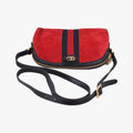 Ophidia Red×black Suede×leather 499621 H023568595オフィディア レッド×ブラック スエード×レザー 499621 H023568595