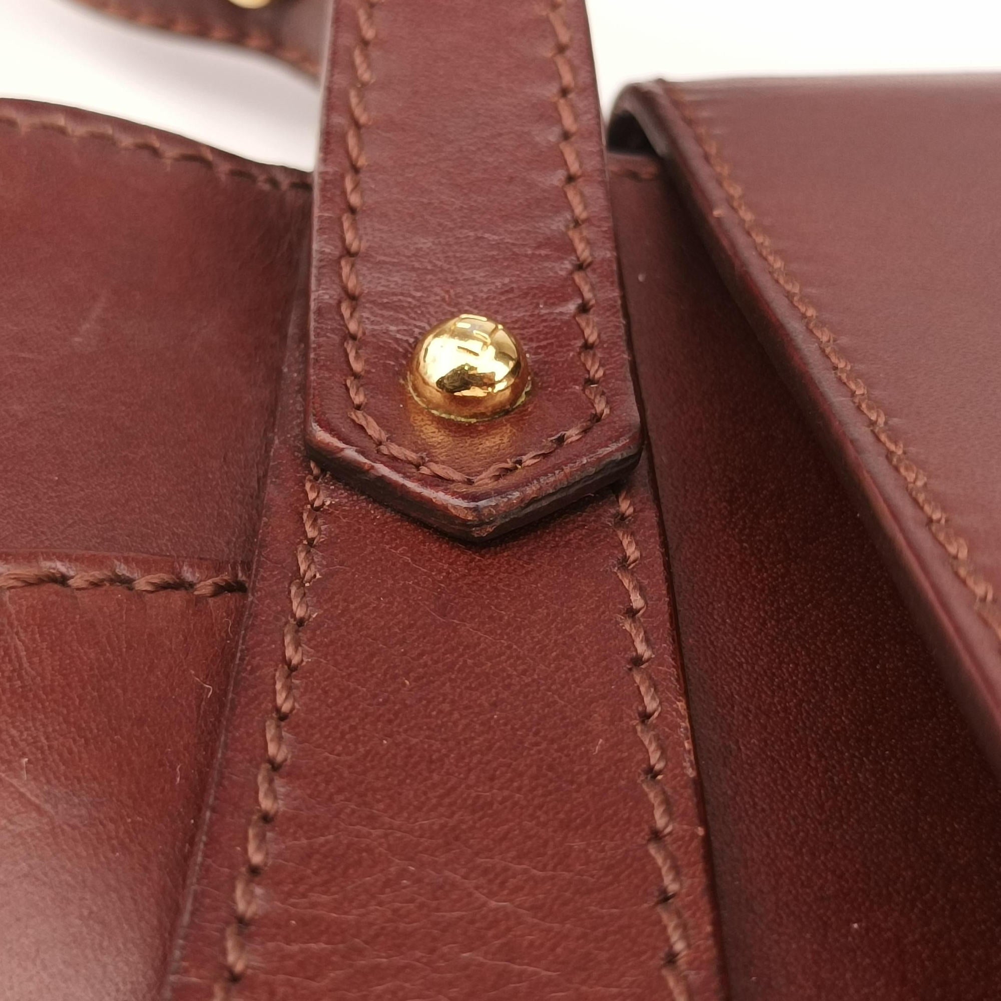Borsa Brown Leather 8BR423 2415-8BR423-LJ8-048ボルサ ブラウン レザー 8BR423 2415-8BR423-LJ8-048