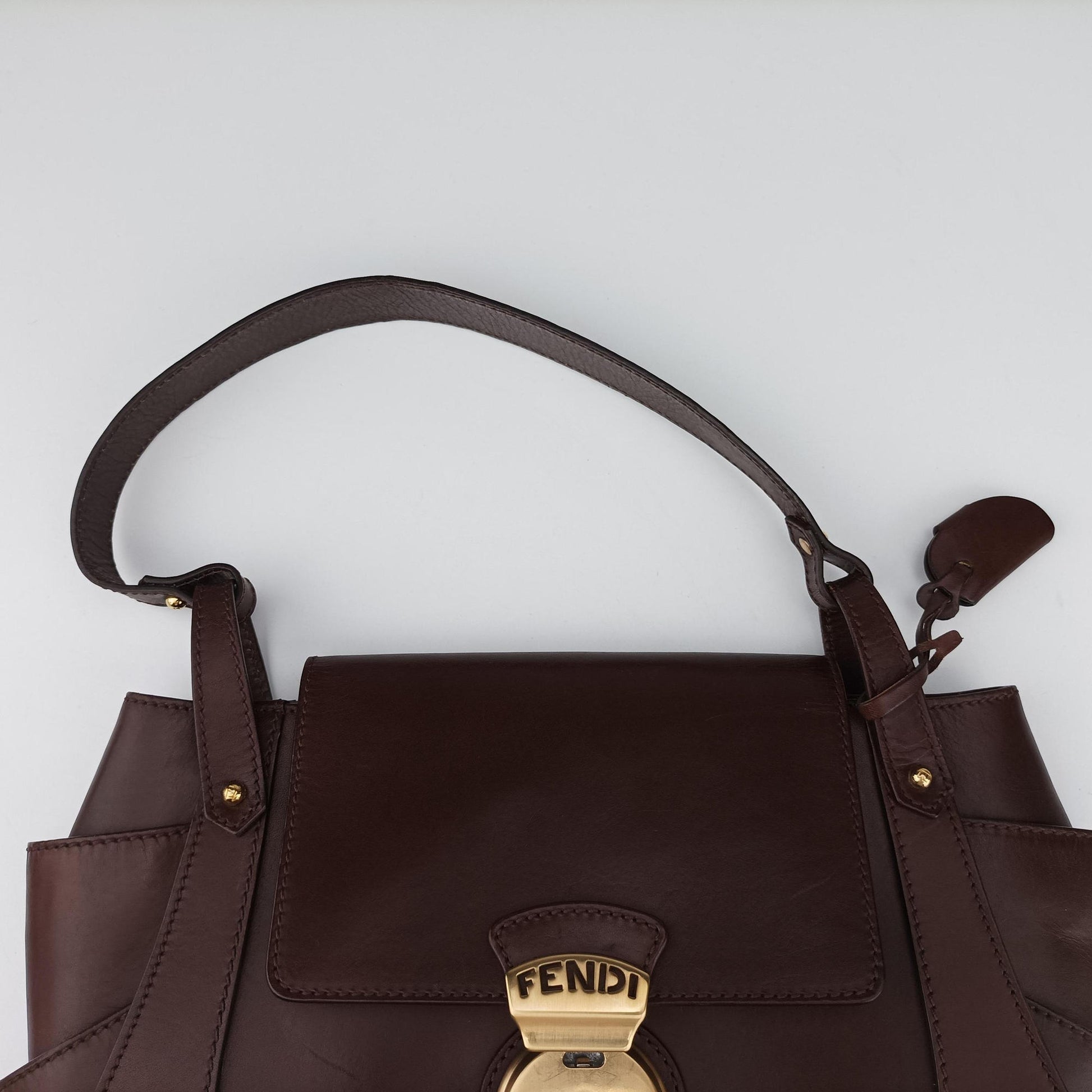 Borsa Brown Leather 8BR423 2415-8BR423-LJ8-048ボルサ ブラウン レザー 8BR423 2415-8BR423-LJ8-048