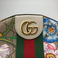 Ophidia Flora Multicolour PVC coated canvas×Leather 547965 A030283775オフィディア フローラ マルチカラー PVCコーティングキャンバス×レザー 547965 A030283775